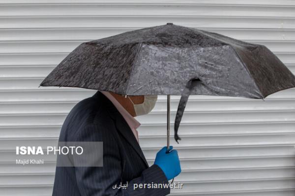 رگبار باران و رعدوبرق در غالب مناطق كشور