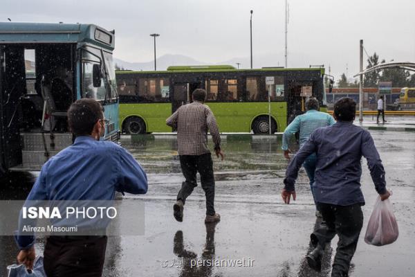 تداوم رگبار و رعد و برق در 13 استان كشور