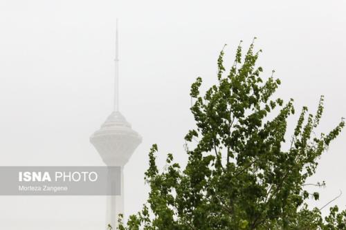 وزش باد شدید و خیزش گرد و خاک در تهران