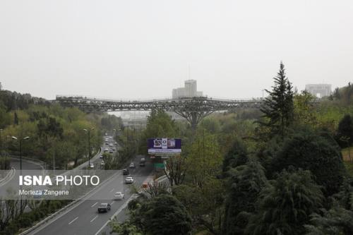 نفوذ گرد و خاک به تهران