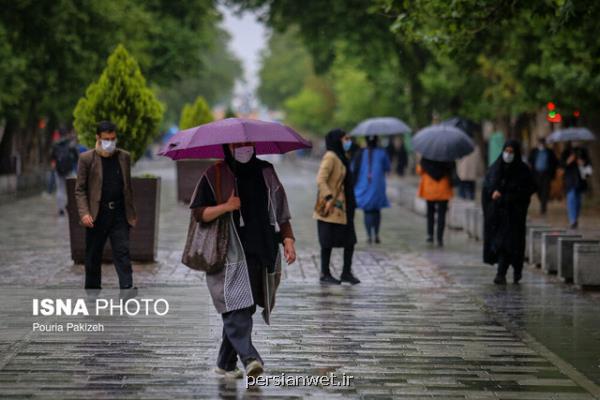 آماری از دما و بارش های ماه گذشته تهران