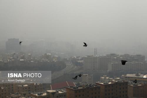 تداوم افزایش آلاینده ها و کاهش کیفیت هوای تهران