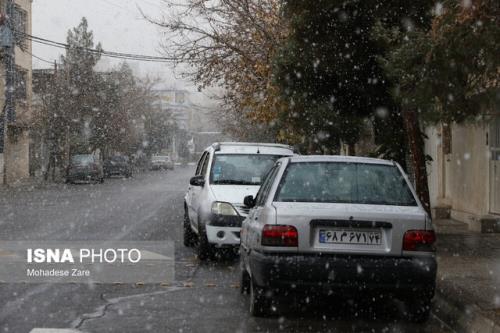 بارش برف و باران در ۶ استان