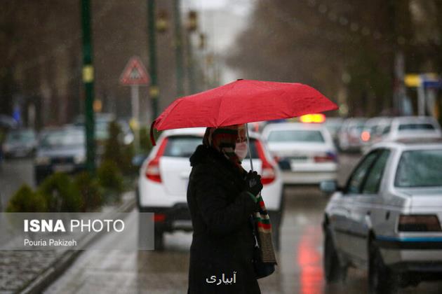 ۱۰ استان بارانی می شوند