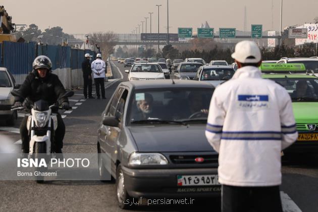 جریمه بیشتر از ۲ میلیون خودرو به علت معاینه فنی در تهران