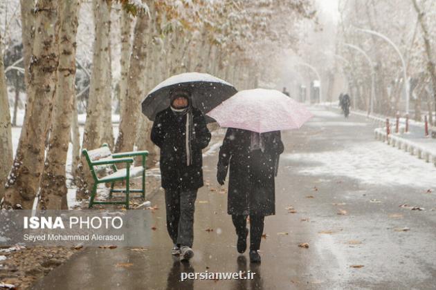 اعلام استانهای بارانی و برفی طی امروز و فردا