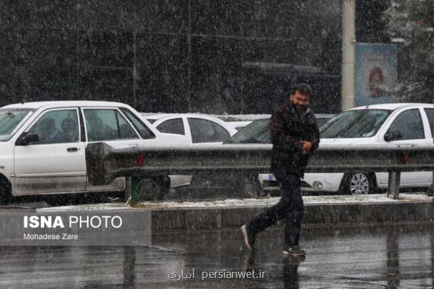 برف و باران در ۱۵ استان و اخطار هواشناسی