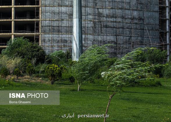 وزش باد شدید در جنوب تهران