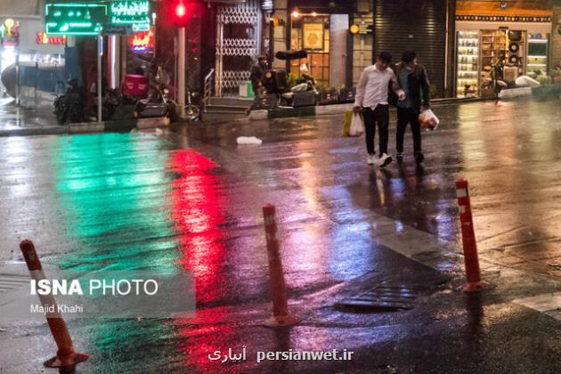 تداوم بارش پراکنده باران در بعضی نقاط کشور