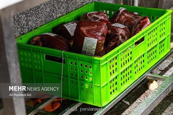 توزیع روزانه ۶۰ تن گوشت در میادین و بازارهای میوه و تره بار