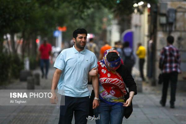 وزش باد شدید و رگبار باران در بعضی مناطق كشور