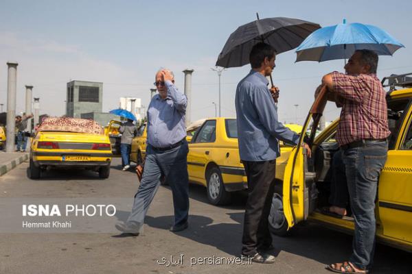 افزایش تا ۸ درجه ای دما در بخش هایی از كشور