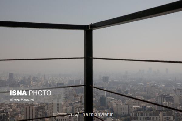 هشدار هواشناسی نسبت به آلودگی هوای تهران و پنج شهر دیگر