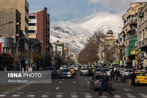 كیفیت هوای تهران ناسالم برای گروه های حساس در مناطق پرتردد
